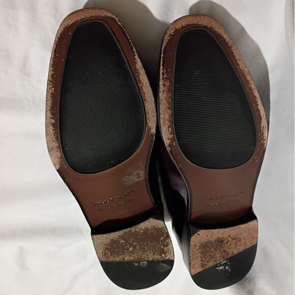 ROCKPORT Men's 9.5 W Leather Lace-Up Dress Shoes Chestnut Brown - Picture 10 of 10